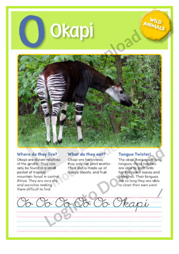 O: Okapi