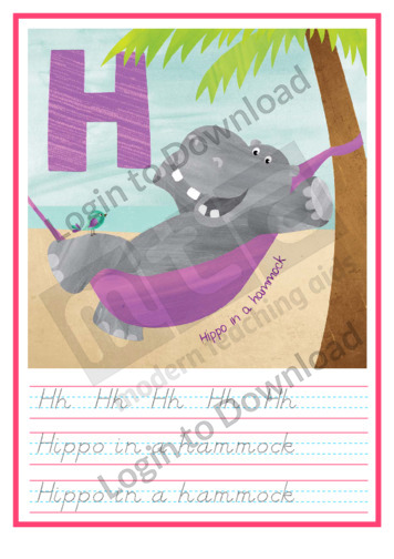H for Hippo