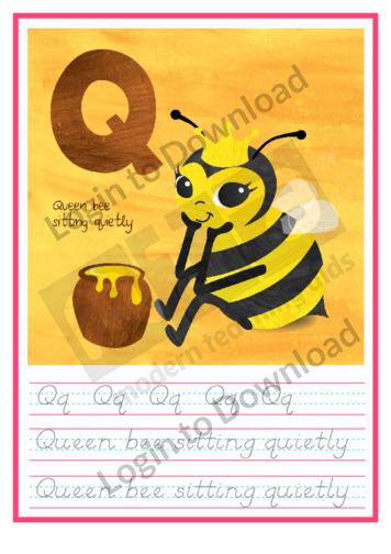 Q for Queen bee