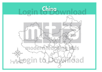 China (outline provinces)