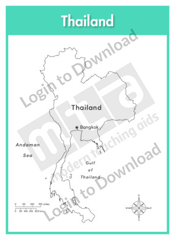 Thailand (labelled outline)