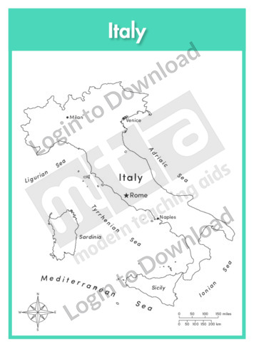 Italy (labelled outline)