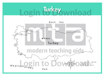 Turkey (labelled outline)