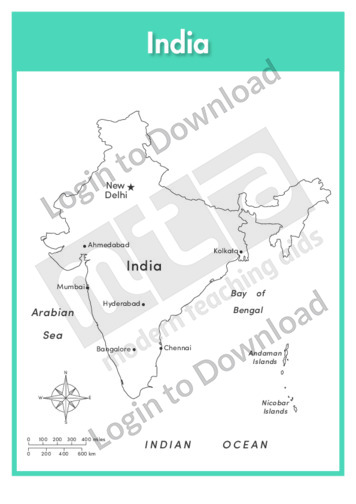 India (labelled outline)