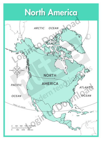 North America: Continent (labelled)