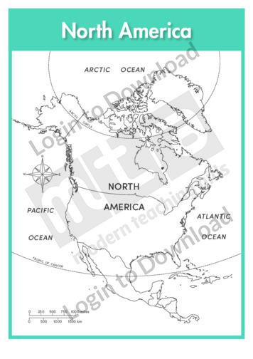 North America: Continent (labelled outline)