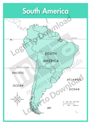 South America: Continent (labelled)