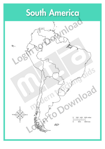 South America: Continent (outline)