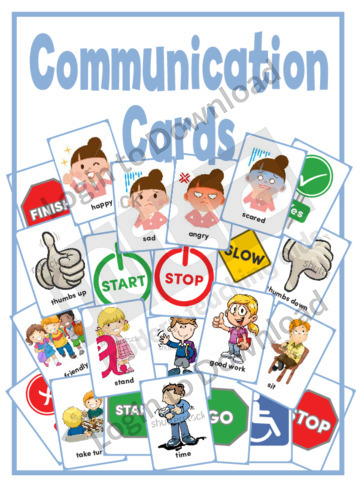 Communication Cards