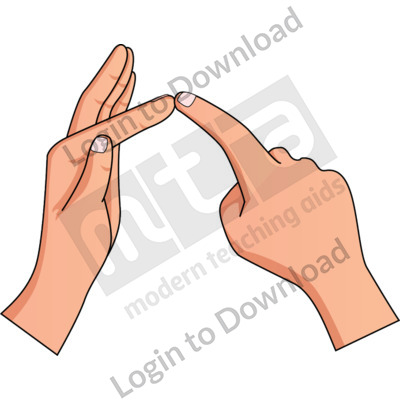British Sign Language: E