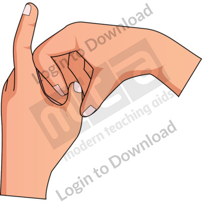 British Sign Language: K
