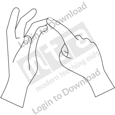 British Sign Language: O B&W