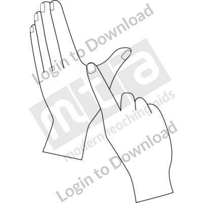 British Sign Language: Y B&W