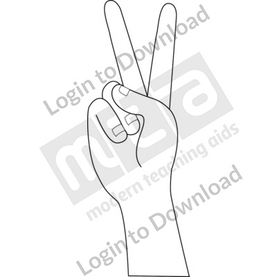 American Sign Language: 2 B&W