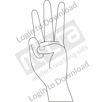 American Sign Language: 6 B&W