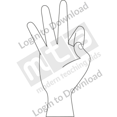 American Sign Language: 9 B&W