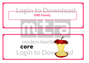 ORE Family (Landscape 2/page)