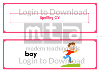 Spelling OY (Landscape 2/page)