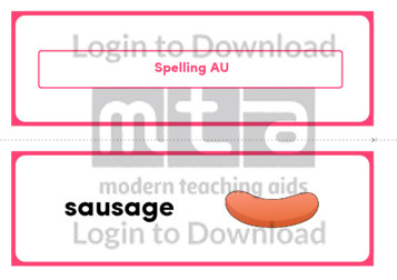 Spelling AU (Landscape 2/page)