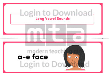 Long Vowel Sounds (Landscape 2/page)