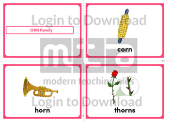 ORN Family (Landscape 4/page)