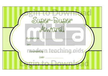 Super-Duper Award!