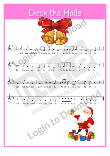 Deck the Halls (sing-along)
