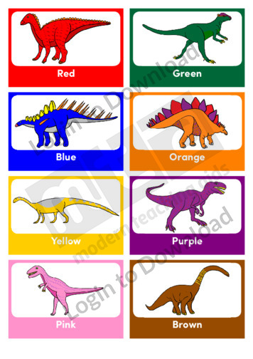 Colour Dinosaurs