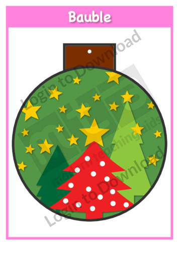 Christmas Baubles: Stars and Trees