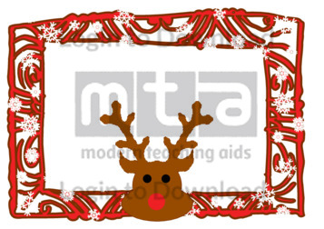 Christmas Photo Frame: Reindeer