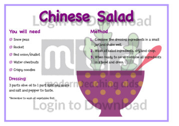 February Recipe: Chinese Salad