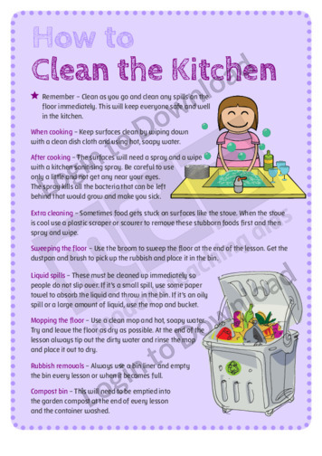 How to Clean the Kitchen