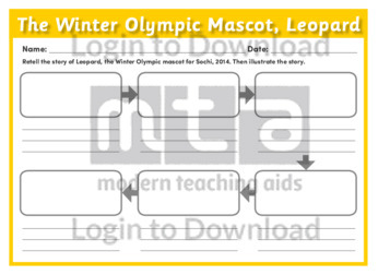 The Winter Olympic Mascot, Leopard
