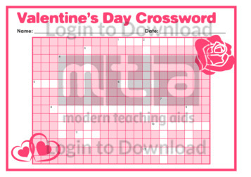 Valentine’s Day Crossword