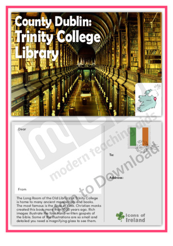 County Dublin: Trinity College Library