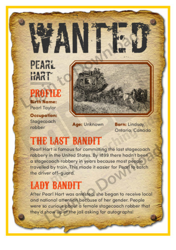 Wanted: Pearl Hart
