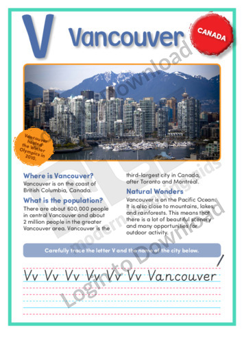 V: Vancouver