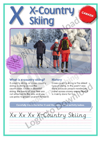 X: X-Country Skiing
