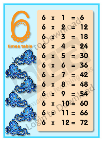 6 Times Table