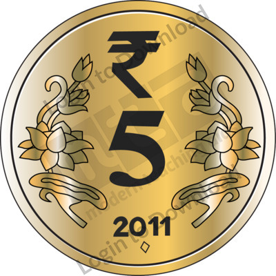 India, ₹5 Coin