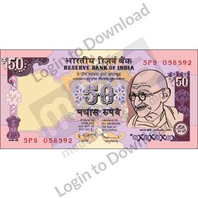 India, ₹50 note
