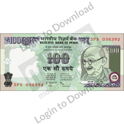 India, ₹100 note