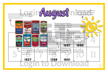 History at a Glance: August