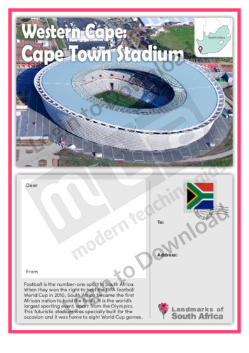 Western Cape: Cape Town Stadium