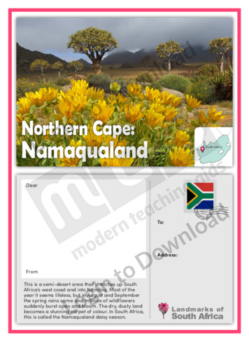 Northern Cape: Namaqualand