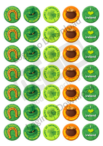 St Patrick’s Day Stickers
