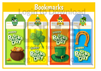 St Patrick’s Day Bookmarks