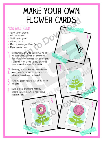 Make Your Own Flower Cards
