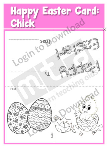 Happy Easter Card: Chick