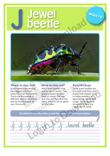 J: Jewel beetle